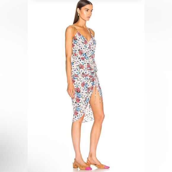 Veronica Beard Annabelle Silk Floral Mini Dress Size 6 - Picture 3 of 12